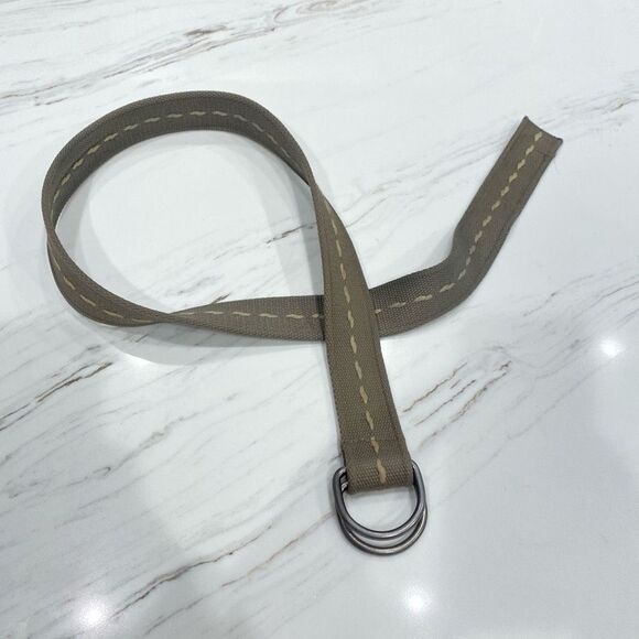 Men's Military Green Fabric Belt Adjustable - Picture 2 of 4